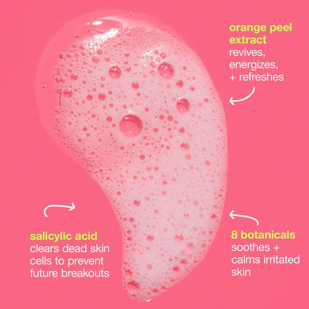 breakout clearing foaming wash